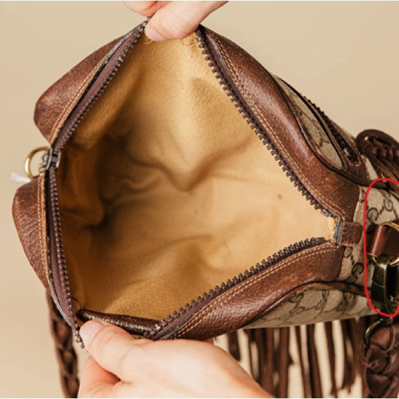 Vintage boho bag, Gucci, brand new, never carried - Picture 2 of 3